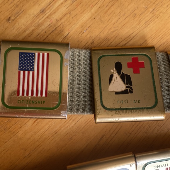 Boy Scouts Of America 1985 75th Diamond Jubilee Bsa 80s Vintage Belt - Picture 3 of 7